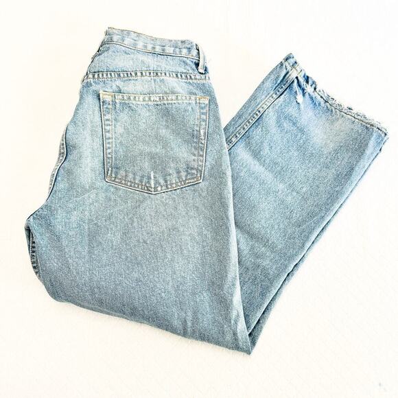 GRLFRND Linda Straight Leg Denim Jeans Light Wash GF4056291 Size 29 - Picture 11 of 11